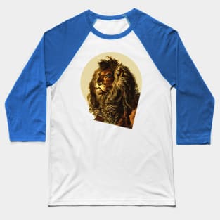 vintage lion drawing Baseball T-Shirt